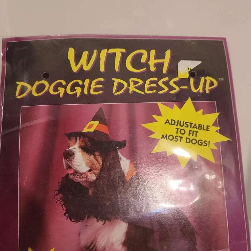 Fun World Witch Doggie Dress-Up - Adjustable To Fit Most Dogs